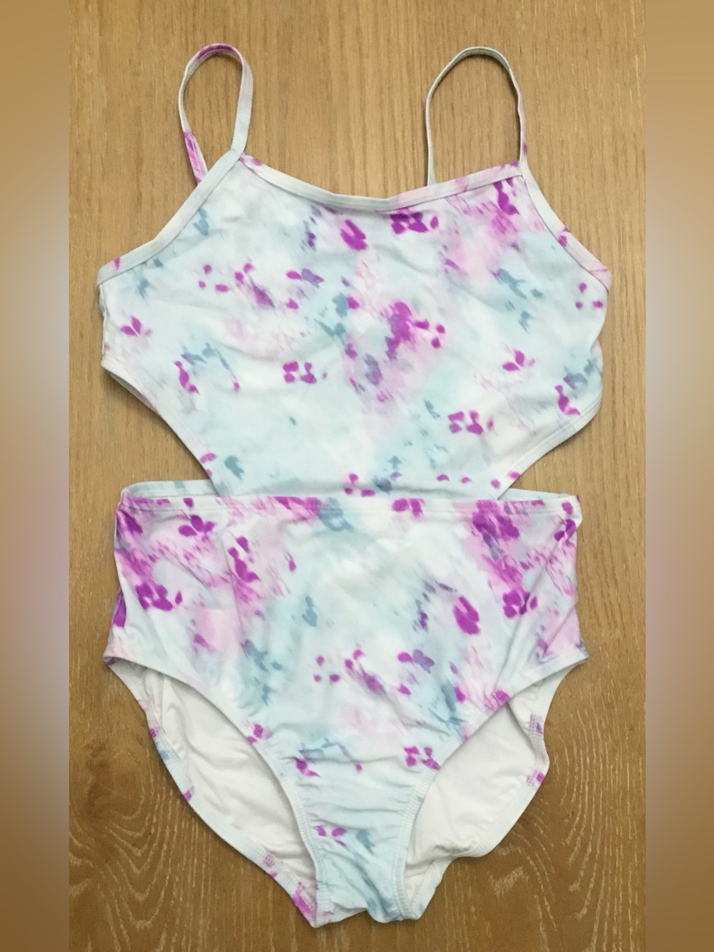 Old Navy Girls Tie-Dye One-Piece Swimsuit Size L (10-12) - K715